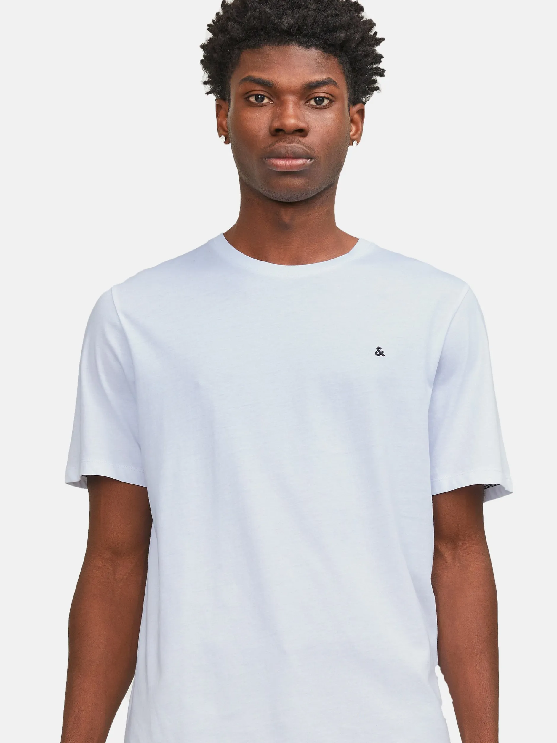 Jack & Jones Herren T-Shirts im 3er-Pack in mehrfarbig