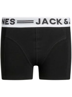 Jack & Jones Jungen Boxershorts im 6er-Pack in schwarz