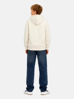 Jack & Jones Junior Jungen Kapuzenpullover in weiß
