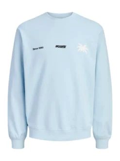 Jack & Jones Junior Jungen Sweatshirt in hellblau