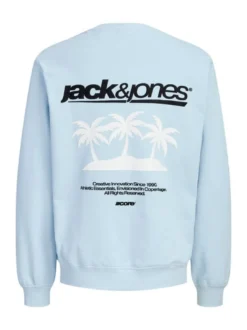 Jack & Jones Junior Jungen Sweatshirt in hellblau
