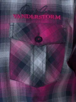Jan Vanderstorm Herren Kurzarmhemd - HILSING in pink
