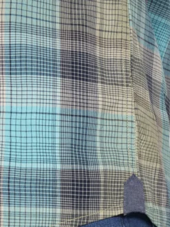 Jan Vanderstorm Herren Kurzarmhemd - KLENGT in beige blau