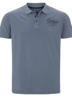 Jan Vanderstorm Herren Poloshirt - BRORTE in blau
