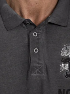 Jan Vanderstorm Herren Poloshirt - ALSING in taupe