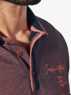 Jan Vanderstorm Herren Poloshirt - HERFINN in orange