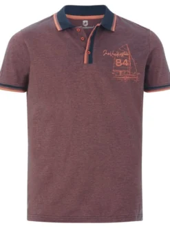 Jan Vanderstorm Herren Poloshirt - HERFINN in orange