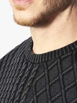 Jan Vanderstorm Herren Pullover - RABBE in schwarz