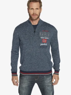 Jan Vanderstorm Herren Pullover - CAJETAN in blau