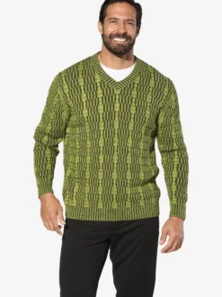 Jan Vanderstorm Herren Pullover - AKSELHEIM in grün