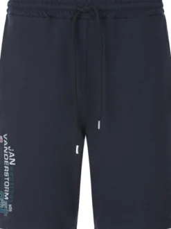 Jan Vanderstorm Herren Sweatbermuda - PERMARSEN in blau