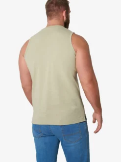 Jan Vanderstorm Herren Tanktops - KEROR im 2er-Pack in oliv blau