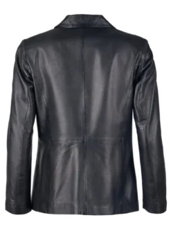JCC Damen Lederblazer in schwarz