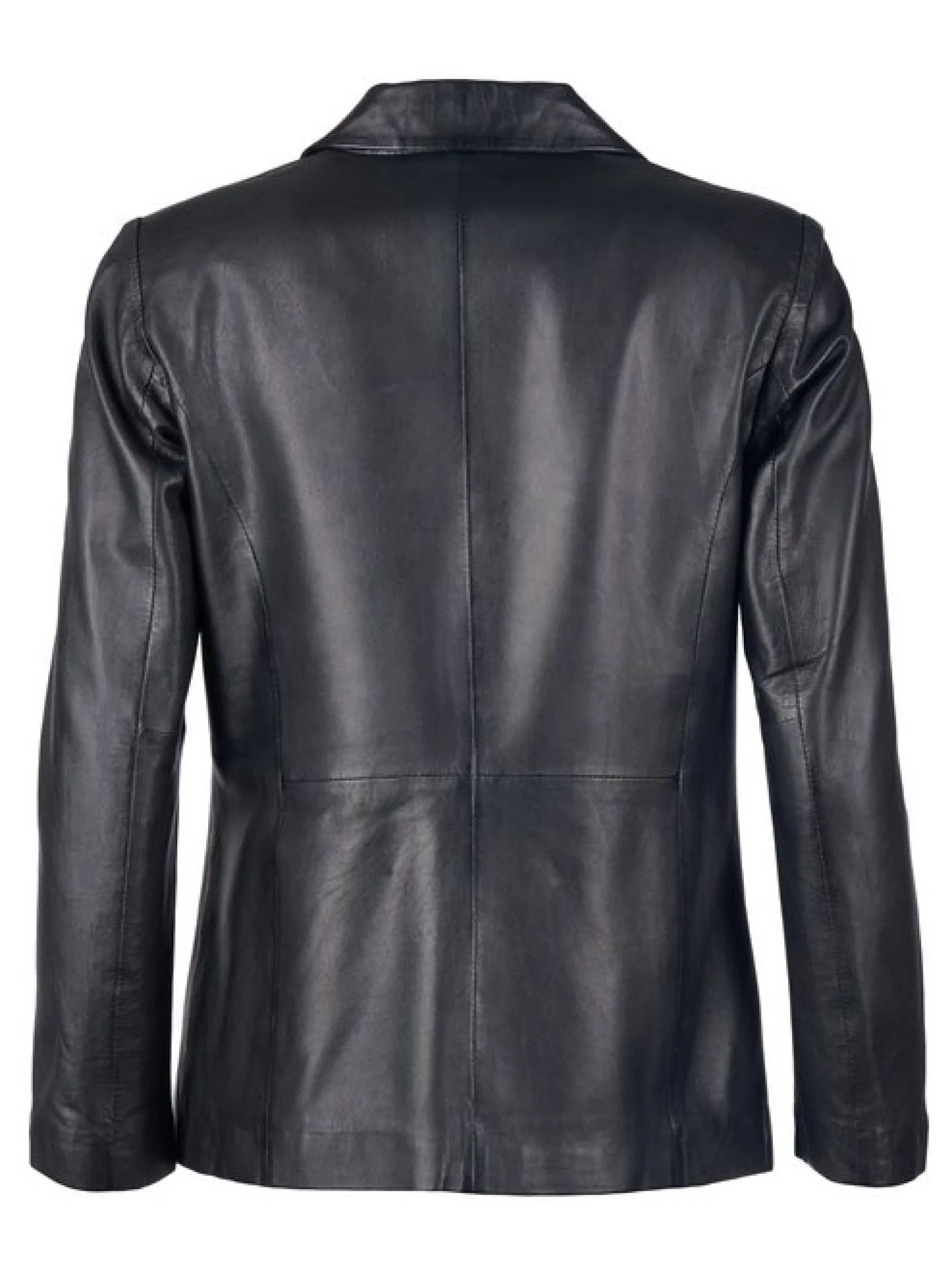 JCC Damen Lederblazer in schwarz