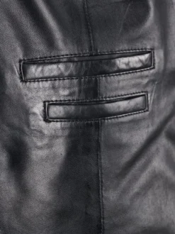 JCC Damen Lederblazer in schwarz