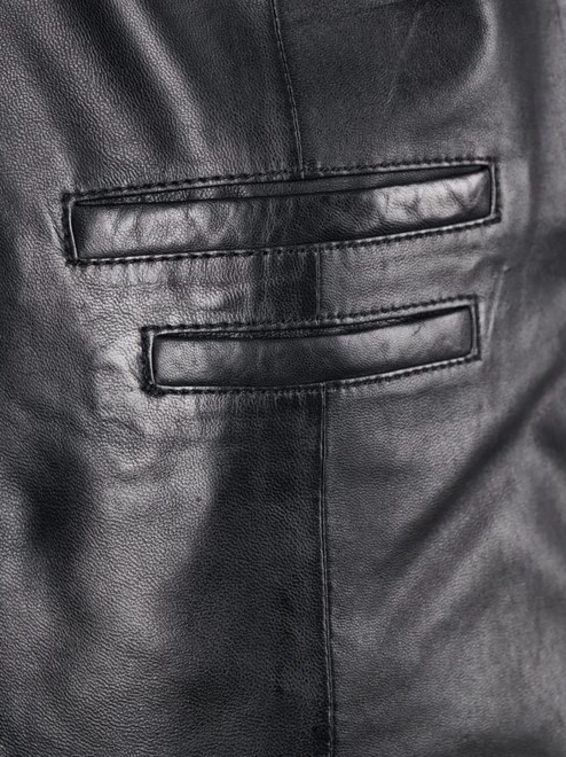 JCC Damen Lederblazer in schwarz