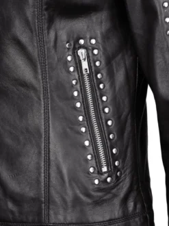 JCC Damen Lederjacke in schwarz