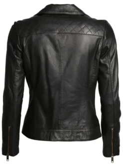 JCC Damen Lederjacke in schwarz