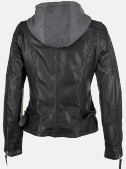 JCC Damen Lederjacke in schwarz
