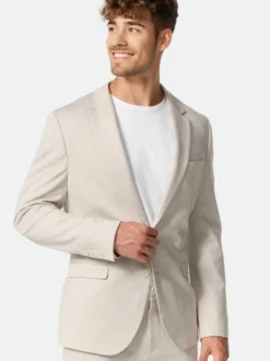 Jeff Herren Anzug 2-Teiler - JFEzra SET in beige sand