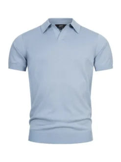 Jeff Herren Poloshirt - JFEliseo in hellblau