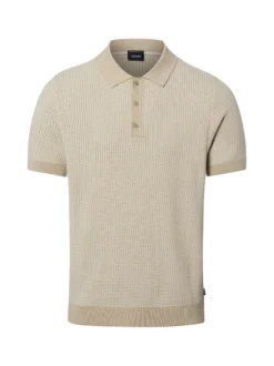 JOOP! Herren Strick-Poloshirt - Brianoro in beige