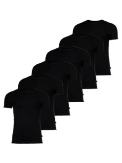 JOOP! Herren T-Shirt 6er Pack in schwarz
