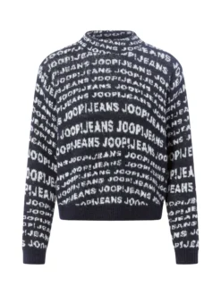 Joop Jeans Damen Strickpullover - Kalissa in marine weiß