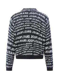 Joop Jeans Damen Strickpullover - Kalissa in marine weiß