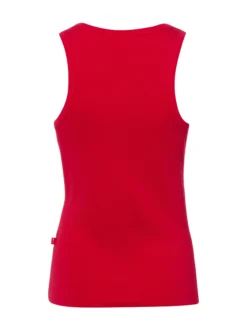 Joop Jeans Damen Tanktop - Tana in rot - Ärmel: ohne Arm