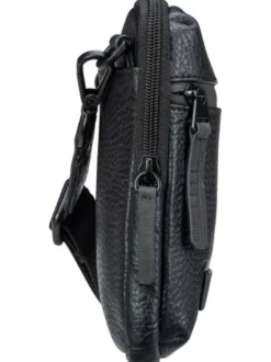 Jost Herren Umhängetasche - Stockholm Pouch in schwarz