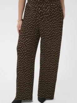 Kaffe Curve Damen Jerseyhose KCmyra in braun