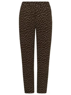Kaffe Curve Damen Jerseyhose KCmyra in braun