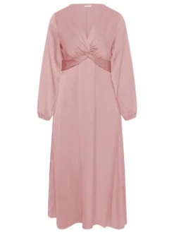 Kaffe Curve Damen Kleid KCjamie in altrosa