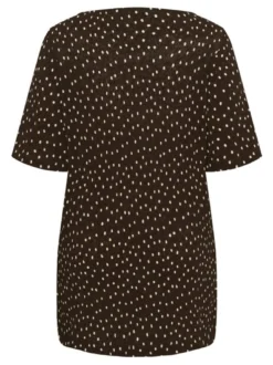 Kaffe Curve Damen T-Shirt KCmyra in braun