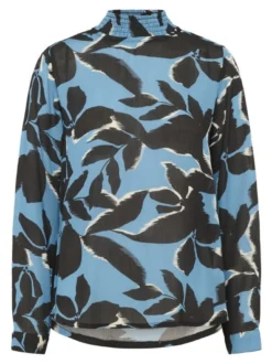 Kaffe Damen Bluse KAamber in blau