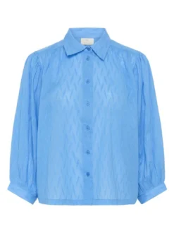 Kaffe Damen Bluse KAgabriela in hellblau