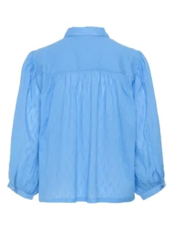 Kaffe Damen Bluse KAgabriela in hellblau