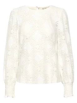 Kaffe Damen Bluse KAraula in weiß