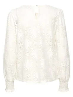 Kaffe Damen Bluse KAraula in weiß