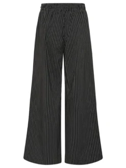 Kaffe Damen Casual Hose KAeliana Elastische Taille in schwarz