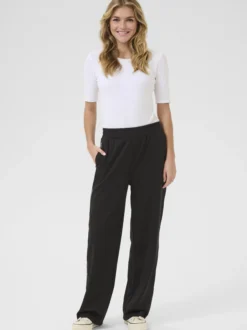 Kaffe Damen Hose KAjenny in schwarz