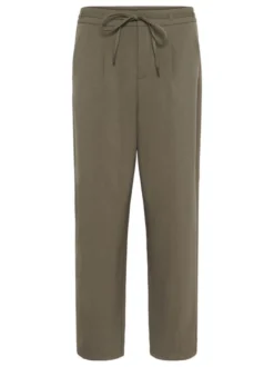 Kaffe Damen Hose KAmerle Hohe Taille in braun