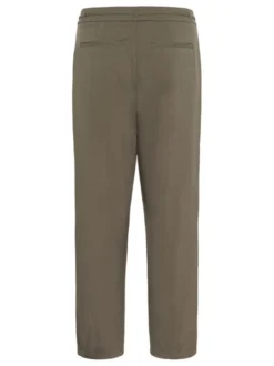 Kaffe Damen Hose KAmerle Hohe Taille in braun