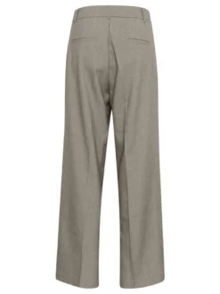 Kaffe Damen Hose KAtilla Hohe Taille in kitt