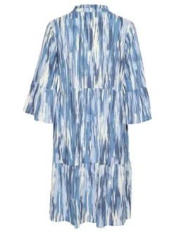 Kaffe Damen Kleid KAarina in blau
