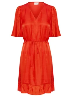 Kaffe Damen Kleid KAdevi in orange