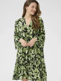 Kaffe Damen Kleid KAedita in grün