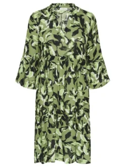 Kaffe Damen Kleid KAedita in grün