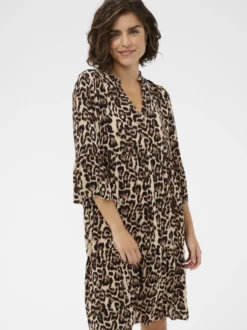Kaffe Damen Kleid KAellen in sand